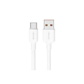 USAMS SJ601 U84 USB TYPE-C KÁBEL 3A 1 MÉTER FEHÉR