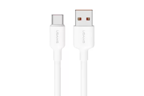 USAMS SJ601 U84 USB TYPE-C KÁBEL 3A 1 MÉTER FEHÉR