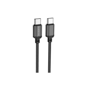   BOROFONE BX87 SHARP USB TYPE-C / TYPE-C 60W KÁBEL 1 MÉTER FEKETE