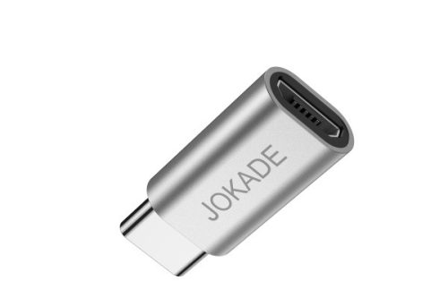 JOKADE JC005 SUWEN USB TYPE-C / MICRO USB FEMALE ADAPTER EZÜST