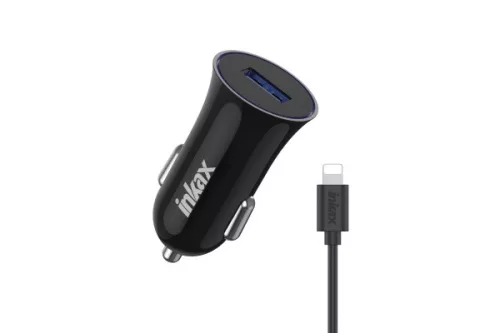 INKAX CC-37 SZIVARGYÚJTÓ T&Ouml;LTŐVÉG 1A + LIGHTNING KÁBEL FEKETE