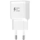 Samsung EP-TA200EWE gyári hálózati fehér gyorstöltő 2A (Galaxy S10) Quick Charge 3.0 15W