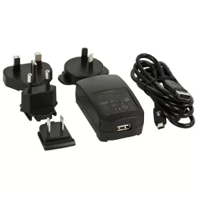   Blackberry ASY-06338-003 fekete gyári hálózati töltő 500mAh 2,5W Mini USB csatlakozóval (GPS)