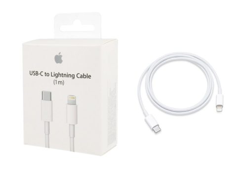 Bliszteres Apple Lightning (8Pin) - Type-C gyári adatkábel 8pin 1 méter (MM0A3ZM/A)