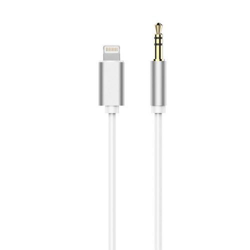 Adapter kábel fülhallgatóhoz / audio Lightning iPhone/Jack 3,5mm fehér