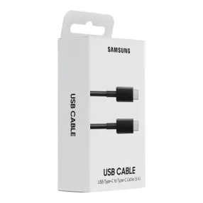   Samsung Type C Type C Adat- és töltőkábel EP-DN975BBEGWW 5A fekete