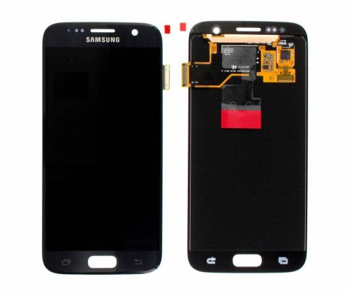 Samsung Galaxy S7 Komplett LCD kijelző érintőpanellel, fekete (GH97-18523A)