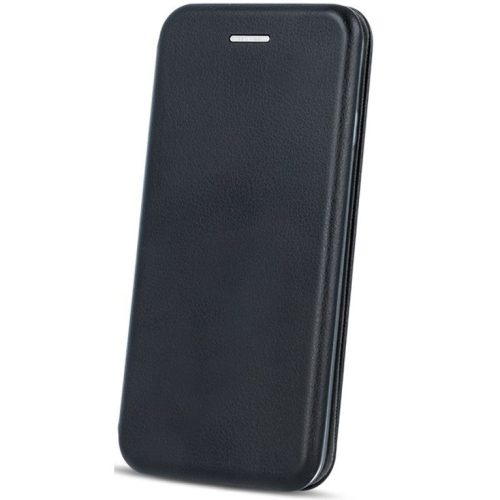 Samsung Galaxy A22 5G SM-A226B, Oldalra nyíló tok, stand, Forcell Elegance, fekete