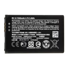   Nokia BV-5J gyári akkumulátor Li-Ion 1560mAh (Lumia 435, 532)
