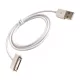 Apple 32pin Adat- és töltőkábel 1 méter 1A fehér (ECO csomagolás)