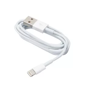   iPhone Lightning Adat- és töltőkábel 1 méter 1A fehér (ECO csomagolás)