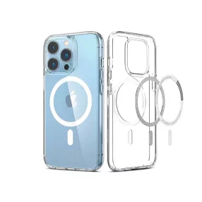   Apple iPhone 12/12 Pro szilikon hátlap - Clear Mag Cover - átlátszó