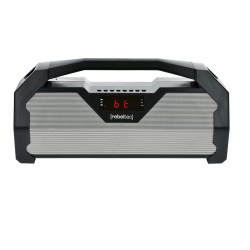 Rebeltec Soundbox 400-boombox vezeték nélküli Bluetooth hangszóró BT / FM / USB szürke/fekete
