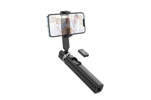 HOCO K18 WAVE FOUR-LEG LIVE BROADCAST TRIPOD SELFIE ÁLLVÁNY FEKETE