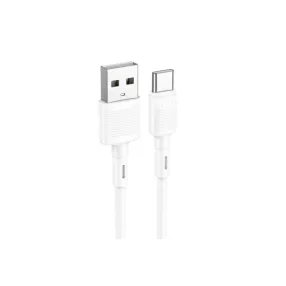 HOCO X83 VICTORY USB TYPE-C KÁBEL 1 MÉTER FEHÉR