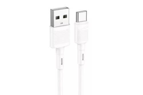 HOCO X83 VICTORY USB TYPE-C KÁBEL 1 MÉTER FEHÉR