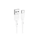 HOCO X83 VICTORY USB TYPE-C KÁBEL 1 MÉTER FEHÉR