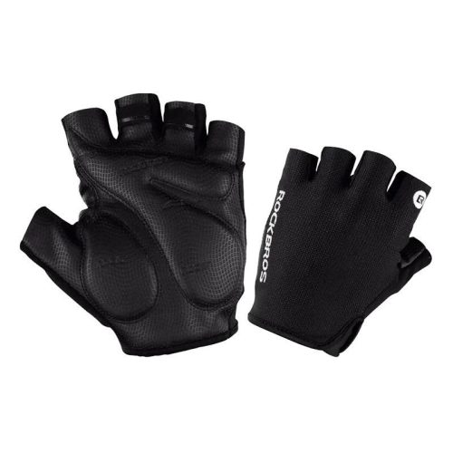 Bicycle half finger gloves Rockbros S106BK  size: S (black)