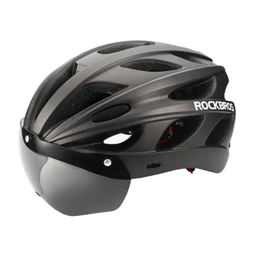 Cycling Helmet with glasses  Rockbros TT-16 (black)