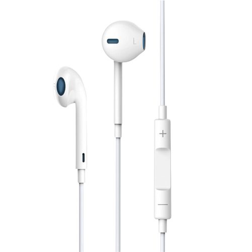 Devia Smart 3,5mm Jack csatlakozós sztereó fülhallgató vezérlővel és mikrofonnal fehér