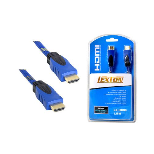 Video kábel (HDMI HDMI) v1.4 blist 1,5m kék