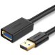 UGREEN 1,5 m-es hosszabbító USB 3.0 kábel (fekete)