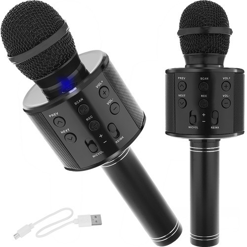 Karaoke mikrofon - fekete Izoxis 22189