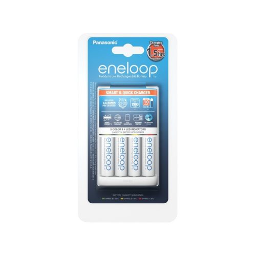 Panasonic Eneloop akkumulátor töltő 4 x R6/AA 1900 mAh BQ-CC55