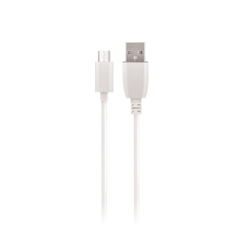 Maxlife Micro USB Adat- és töltőkábel gyorstöltés-kompatibilis 2A 3 méter fehér