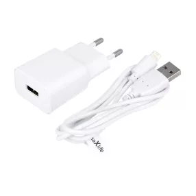   Maxlife MXTC-01 Hálózati töltő iPhone Lightning kábellel 2.1A fehér