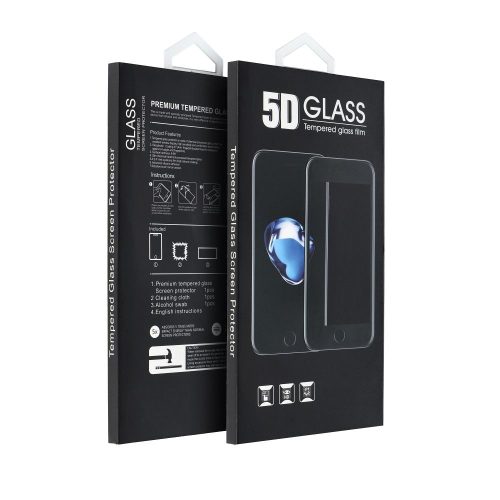 Iphone 15 Pro Max 5D Full Glue Tempered Glass üvegfólia fekete
