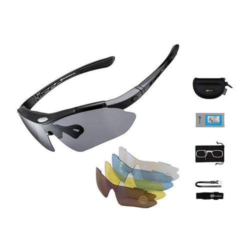 Polarized cycling glasses Rockbros 10003 (black)
