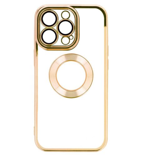 Beauty Clear Magsafe - Apple iPhone 15 Plus (6.7) kameravédős szilikon tok arany