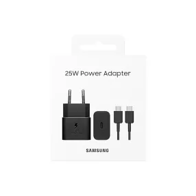   Samsung GaN Super Fast Charger EP-T2510XBEGEU USB Typ C kábelle 3A 25W fekete (dobozos)