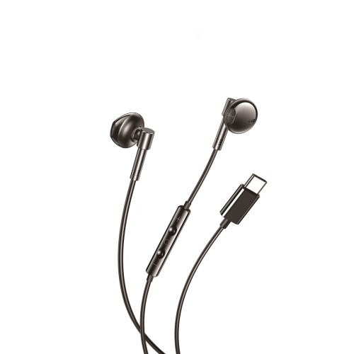 XO wired earphones fülhallgató EP60 USB-C fekete