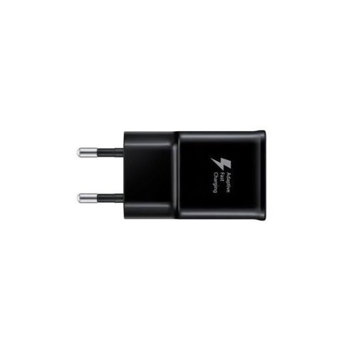 Samsung EP-TA20EBE Hálózati töltő (eredeti) 5V / 2A fekete Adaptive Fast Charging (ECO csomagolás)