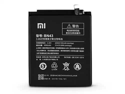 Xiaomi Redmi Note 4 / Redmi Note 4X akkumulátor Li-ion 4100mAh BN43 (ECO csomagolás)
