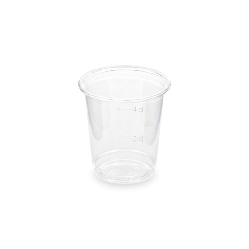 Műanyag Snapszos pohár natúr 0,4 cl / 50db