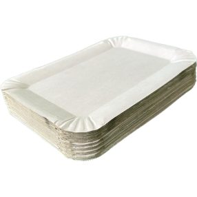 Papírtálca fehér 140x330 mm halas / 500db