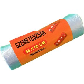 Szemeteszsák 55x60/10 lila (35 liter) / 20db