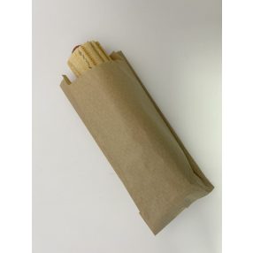 Hot-dog papírtasak nyomott, oldalán zárt / 500db