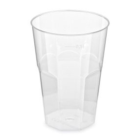 Műanyag casablanca pohár 3dl / 30db