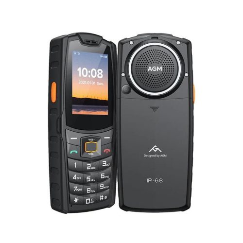 AGM M6 ütés- és vízálló IP68 mobiltelefon, kártyafüggetlen, Dual Sim, fekete