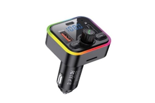 JOKADE JH015 FENGWEI SZIVARGYÚJTÓS (AUTÓS) GYORSTÖLTŐVÉG PD40W + FM TRANSMITTER FEKETE