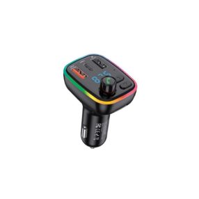   JOKADE JH017 DONGZHOU SZIVARGYÚJTÓS (AUTÓS) GYORSTÖLTŐVÉG PD40W + FM TRANSMITTER FEKETE