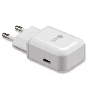  LG gyári hálózati fehér gyors töltőfej 3A (MCS-N04ER) USB-C csatlakozóval 15W