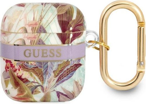 Guess GUA2HHFLU Apple AirPods purple Flower Strap Collection