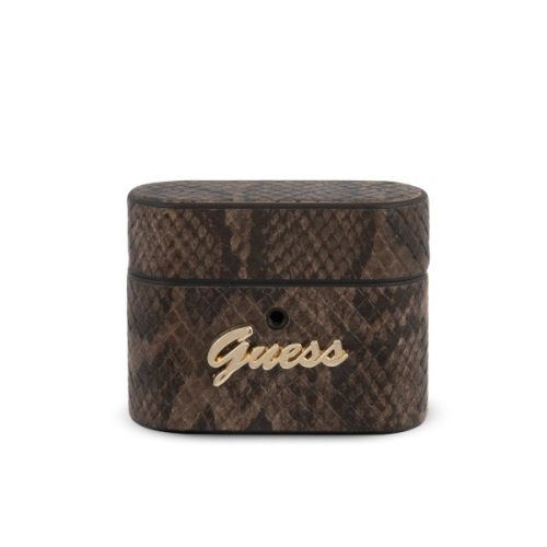 Guess GUACAPPUSNSMLBR Apple AirPods Pro cover brown Python Collection