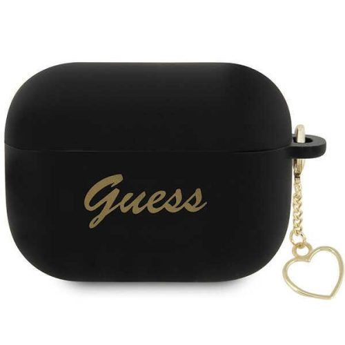 Guess GUAP2LSCHSK Apple AirPods Pro 2 czarny/black Silicone Charm Heart Collection