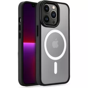   Apple iPhone 13 Pro Tech-Protect Magmat MagSafe tok átlátszó / fekete (használt)